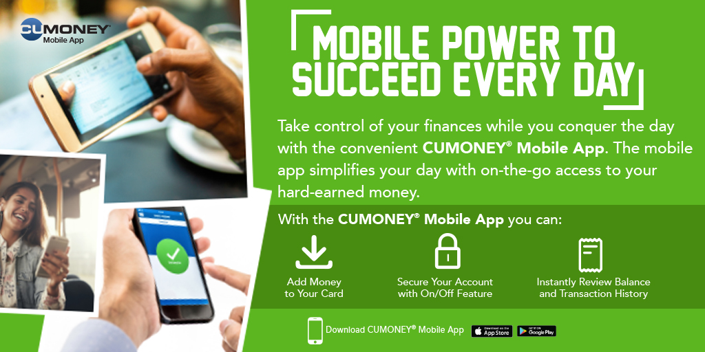 CU Money Mobile Power To Succeed Every Day